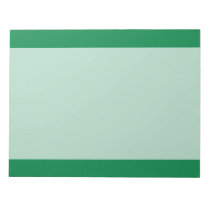 Virgin green notepad