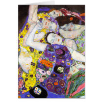 Virgin, Gustav Klimt Greeting Card