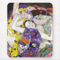 Virgin, Gustav Klimt Mouse Pad