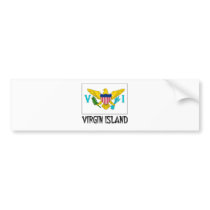 Virgin Island Flag bumper stickers