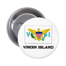 Virgin Island Flag Buttons
