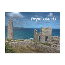 Virgin Islands Castle Postcard