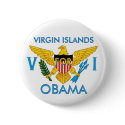 VIRGIN ISLANDS FOR OBAMA Button