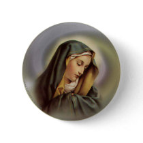 Virgin Mary 2 Button