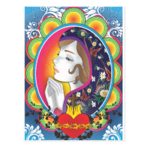 Virgin Mary 3 postcards
