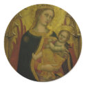 Virgin Mary and Baby Jesus Sticker by ggbythebay Virgin Mary and Baby Jesus Sticker