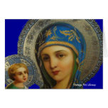 Virgin Mary and Child Jesus Card