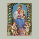 Virgin Mary Baby Jesus Vintage Christmas Postcards