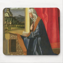 Virgin Mary, from The Annunciation diptych (oil on Mouse Pads
