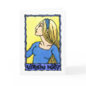 Virgin Mary Greeting Card