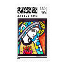 Virgin Mary Immaculate Heart Stamps