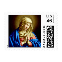Virgin Mary in Prayer postage