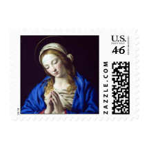 Virgin Mary in Prayer postage