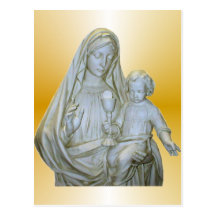 Virgin Mary Post Card