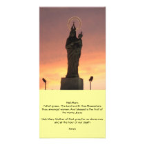 Virgin Mary Prayer Custom Photo Card