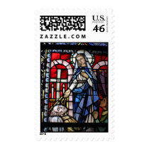 Virgin Mary Stained Glass Holy Hill Stamps