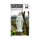 Virgin Mary Statue Postage Stamp