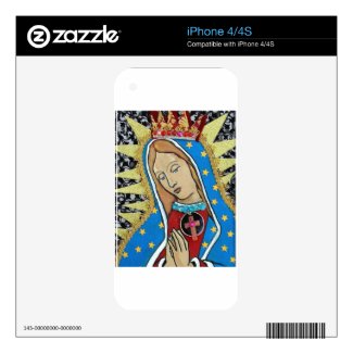 Virgin of Guadalupe iPhone 4 Skins