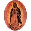 Virgin of Guadalupe photo sculptures