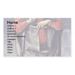Virgin Of The Annunciation By Tura Cosmè Business Cards