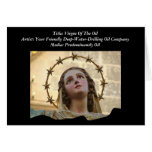 Virgin Of The Oil Card