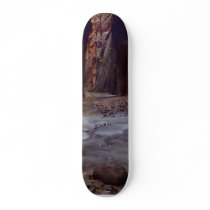 Virgin River Running Through Zion Narrows skateboards