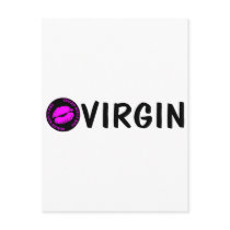 Virgin Sealed With A Kiss Postcards