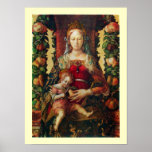 VIRGIN WITH CHILD particular 2 Posters
