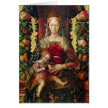 VIRGIN WITH CHILD ,Red Ruby Card