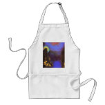 Virgin with Corona: Symbolist Painting by Redon Apron