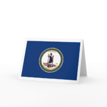 Virgina Flag Greeting Card by FlagTshirts Virgina Flag Greeting Card
