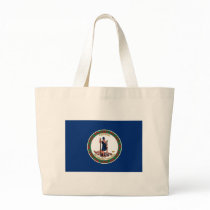 Virgina Flag Tote Bag by FlagTshirts Virgina Flag Tote Bag