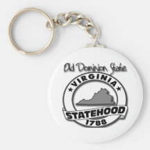 Virginia 1778 Old Dominion State Key Chains