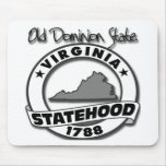 Virginia 1778 Old Dominion State mousepads