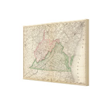 Virginia and West Virginia 2 Stretched Canvas Prints