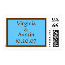 Virginia & Austin  10.20.07 Postage Stamps