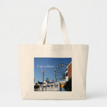 Virginia Beach Amusement Park Canvas Bag