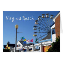 Virginia Beach Amusement Park Greeting Card