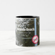 Virginia Beach Profanity Signs Coffee Mug
