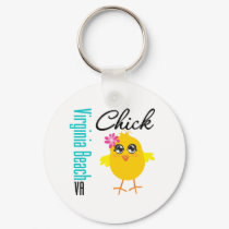 Virginia Beach VA Chick keychains