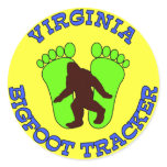 Virginia Bigfoot Tracker Sticker