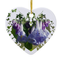 Virginia Bluebells Wildflowers Christmas Ornament