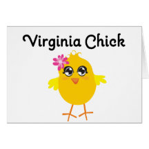 Virginia Chick Greeting Card