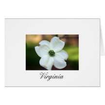 Virginia Dogwood Card
