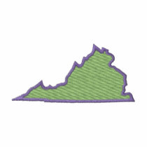 Virginia embroidered shirts by ZazzleEmbroidery Virginia embroidered shirts