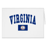 Virginia Flag Greeting Card