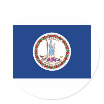 Virginia FLAG International stickers