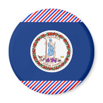 Virginia Flag magnets