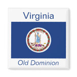 Virginia Flag Magnet