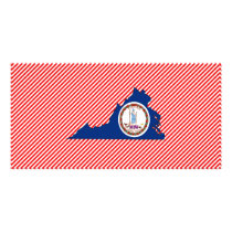 Virginia Flag Map photo cards by usaflags Virginia Flag Map photo cards